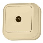 Розетка 1гн ТВ проходная о/у крем IP20 Siva Ustu Makel (1/10/100) Розетка 1гн ТВ проходная о/у крем IP20 Siva Ustu Makel (1/10/100)