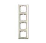 Рамка 4-пост. цвет белый chalet-white (шале-белый) глянцевый, пластик горизонт. и вертик., IP20 basic55 ABB Рамка 4-пост. цвет белый chalet-white (шале-белый) глянцевый, пластик горизонт. и вертик., IP20 basic55 ABB