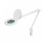 Светильник настольный светодиод. (LED) 1x 220-230В белый на подставке со струбциной REXANT (1/1/4)