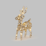 Светодиодная фигура Олень 21см, цвет свечения теплый белый, питание 2xAA (не в комплекте) NEON-NIGHT