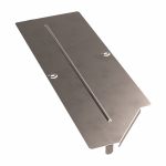 Крышка переходника левого Стандарт INOX (AISI 409) 600х500 Промрукав Крышка переходника левого Стандарт INOX (AISI 409) 600х500 Промрукав