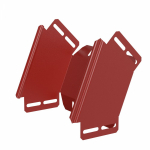 Угол д/листового кабель.лотка 45° вертикально ниспадающий (внешний) без соединит. разъема сталь ПРОМРУКАВ