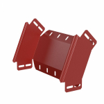 Угол д/листового кабель.лотка 45° вертикально ниспадающий (внешний) без соединит. разъема сталь ПРОМРУКАВ