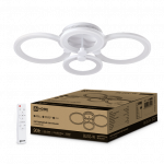 Светильник светодиод 90Вт 3000-4000-6500К 7000Лм 610х400х130мм c пультом ДУ белый ELEGANT BLISS-90W IN HOME (1/5)