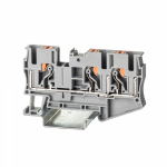 Зажим клеммный проходной 74.2мм размер ячейки 8.2мм на DIN-рейку 1 уровень сечение провода 6мм² 41А 1000В термопласт DKC (ДКС) Зажим клеммный проходной 74.2мм размер ячейки 8.2мм на DIN-рейку 1 уровень сечение провода 6мм² 41А 1000В термопласт DKC (ДКС)