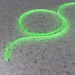 Led Strip Гибкий неон 10x4 24В 9,6 Вт/м Green IP67 5м 432040