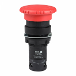 Кнопочный выкл. в сборе плоск., 1 упр. элемент красный 0НО 2НЗ 2переключ. IP40 КЭАЗ