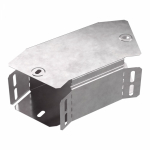 Угол д/листового кабель.лотка 45° горизонтальн. без разъема/соединителя сталь светло-серый ПРОМРУКАВ