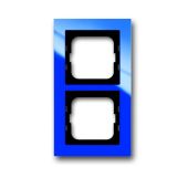 Рамка 2-постовая, серия axcent, цвет синий Рамка 2-постовая, серия axcent, цвет синий