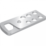 Плата L6 для установки 6-ти навесных замков Плата L6 для установки 6-ти навесных замков