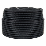 Труба гофрированная d16 ПНД с зондом черная EKF Труба гофрированная d16 ПНД с зондом черная EKF