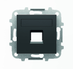 Центр. плата для подкл. ср-в связи и выч. техники с/у rj45/rj12 металл черный IP20 ABB Sky Центр. плата для подкл. ср-в связи и выч. техники с/у rj45/rj12 металл черный IP20 ABB Sky