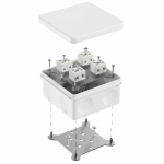 Коробка огнестойкая для о/п двухкомпонентная 60-0300-FR6.0-8 Е15-Е120 RAL9003 100х100х50 (14 шт/уп) Промрукав Коробка огнестойкая для о/п двухкомпонентная 60-0300-FR6.0-8 Е15-Е120 RAL9003 100х100х50 (14 шт/уп) Промрукав