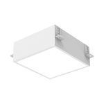 Светодиодный светильник VARTON DL-Grill CRI90 для потолка Грильято 200х200 мм встраиваемый 25 Вт 4000 K 186х186х80 мм IP54 RAL9003 белый муар