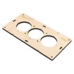 Шаблон для подрозетников c 3 отв. диам. 68 мм EKF Expert Шаблон для подрозетников c 3 отв. диам. 68 мм EKF Expert