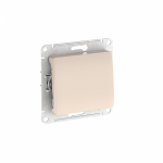 Выключатель 1кл с/у бежевый механизм быстрозажим Glossa Systeme Electric  (1/20/160)