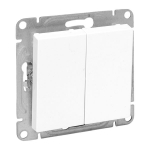Выключатель 2кл с/у белый механизм Эпика EKF (1/10/120)
