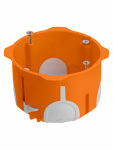 Установочная коробка СП D68х50 мм, 2-х компон., саморезы, пл. лапки, оранж., IP30, (20 шт) TDM Установочная коробка СП D68х50 мм, 2-х компон., саморезы, пл. лапки, оранж., IP30, (20 шт) TDM