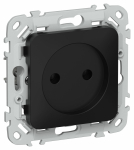 FLITE Роз. без з/к/ш б/к 10А РС01-1-ФлЧ чер. IEK