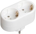 Двойник 2гн с 3/К белый Т-01/02 IEK (1/200)