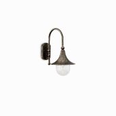 Уличный настенный светильник Ideal Lux Cima Ap1 Nero Antico 024134 Уличный настенный светильник Ideal Lux Cima Ap1 Nero Antico 024134