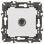 Розетка ЭРА Elegance 14-3101-01М TV одиночная, белый матовый Розетка ЭРА Elegance 14-3101-01М TV одиночная, белый матовый