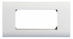 Hyperline FP-2M45-1-WH Лицевая панель 80х148 мм для 4-х модулей 45х22.5 мм (аналогов Mosaic), металлический каркас