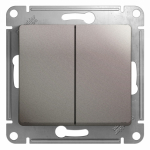 Выключатель 2кл с/у платина механизм Glossa Systeme Electric (1/20/160) Выключатель 2кл с/у платина механизм Glossa Systeme Electric (1/20/160)