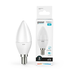 Лампа светодиод 10Вт свеча Е14 4100К 730Лм матовая Gauss Elementary (1/10/100) Лампа светодиод 10Вт свеча Е14 4100К 730Лм матовая Gauss Elementary (1/10/100)