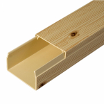 Кабель-канал 40х25мм пластик дерево (сосна) ПРОМРУКАВ