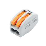 Клемма на 2 пров. 222-412 (0,5-4мм) с рычажком без пасты (25шт/упак) IN HOME Клемма на 2 пров. 222-412 (0,5-4мм) с рычажком без пасты (25шт/упак) IN HOME