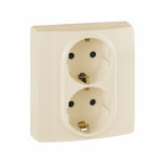 Розетка 2гн с З/К шторки с/у крем безвинт.клем. в сборе 16А Etika Legrand (1/10) Розетка 2гн с З/К шторки с/у крем безвинт.клем. в сборе 16А Etika Legrand (1/10)