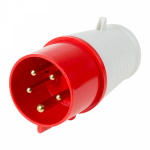 Вилка переносная силовая ССИ-025 3Р+РЕ+N 32А 380В IP44 REXANT (1/1/100)