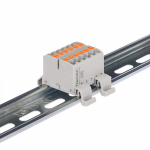 Зажим клеммный проходной 28.8мм размер ячейки 31.6мм на DIN-рейку 1 уровень сечение провода 2.5мм² 24А 690В термопласт DKC (ДКС) Зажим клеммный проходной 28.8мм размер ячейки 31.6мм на DIN-рейку 1 уровень сечение провода 2.5мм² 24А 690В термопласт DKC (ДКС)