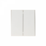 Выключатель 2кл кнопочный с/у жемчуг механизм с рамкой MIELE STRONG KRANZ (1/100)