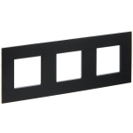 Рамка 3гн металл черный SK-F33Bl SKANDY IEK (1/10/100)