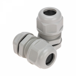 Резьбовой кабельный ввод с метрической резьбой шаг 1.5 9-14мм пластик светло-серый IP68 REXANT