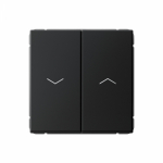 Выключатель управления жалюзи 2кл с/у карбон механизм быстрозажим ArtGallery Systeme Electric (1/5/20)