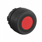 Фронтальная часть нажимной кнопки плоск., 1 упр. элемент цвет красный без фиксации, DKC