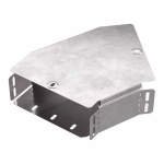 Угол д/листового кабель.лотка 45° горизонтальн. без разъема/соединителя сталь светло-серый ПРОМРУКАВ