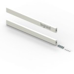 Решетчатый профиль 36.75x508.75x17 металл белый Legrand XL3 S Решетчатый профиль 36.75x508.75x17 металл белый Legrand XL3 S