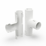 Тройник разборный белый д16 (70шт/700шт уп/кор) Промрукав Тройник разборный белый д16 (70шт/700шт уп/кор) Промрукав