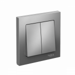 Выключатель 2кл с/у сталь в сборе быстрозажим AtlasDesign Systeme Electric (1/15)