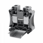 Клемма проходная, винтовой зажим, 2 точки подключения, 35 кв.мм, серая Клемма проходная, винтовой зажим, 2 точки подключения, 35 кв.мм, серая