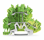 Клемма заземляющая 2уровней 70мм на DIN-рейку 4мм² ширина ячейки5.2 без торцевой изолирующей пластины Wago _ Клемма заземляющая 2уровней 70мм на DIN-рейку 4мм² ширина ячейки5.2 без торцевой изолирующей пластины Wago _