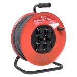 Удлинитель на катушке 4гн с З/К 50м металл 16А ПВС 3х1,5  IP44 Гефест 2.0 EKF PROxima