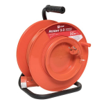 Удлинитель на катушке 1гн без З/К 20м пластик 6А ПВС 2х0,75 Атлант 2.0 EKF PROxima