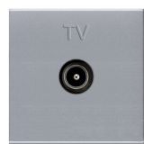 Одиночная розетка 1 выход. мех-м с накладкой tv 5-2400МГц скрыт. уст-ки в распор и винтами серебро Zenit ABB Одиночная розетка 1 выход. мех-м с накладкой tv 5-2400МГц скрыт. уст-ки в распор и винтами серебро Zenit ABB
