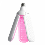 Лампа светодиодная 3-х лепестковая, (30W) 230V E27, красно-синий спектр LB-7000 Лампа светодиодная 3-х лепестковая, (30W) 230V E27, красно-синий спектр LB-7000