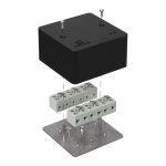 Коробка огнестойкая для кабель-канала 40-0460-FR6.0-12 Е15-Е120 RAL9005 85х85х45 (44 шт/кор) Промрукав